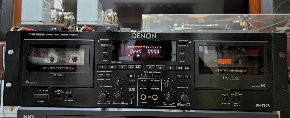ขายเทปรุ่นใหญ่ DENON รุ่น DN-780R แบบ 2 เทป สภาพสวย เสียงดี พร้อมใช้ Made in Japan