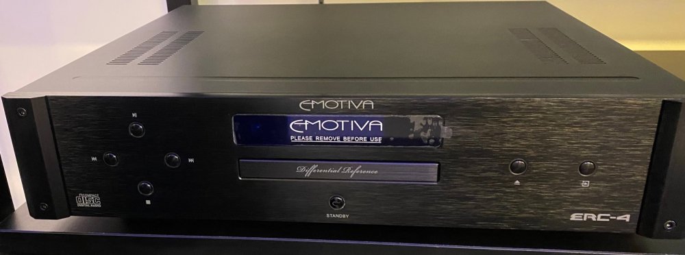 EMOTIVA ERC-4 เครื่องเล่น CD สภาพสวย อุปกรณ์ครบ รับประกัน1ปี