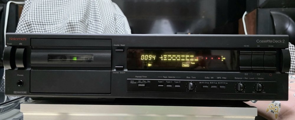 ขายเครื่องเล่นเทป Nakamichi Cassette Deck2 สภาพสวย เสียงดี พร้อมใช้ Made in Japan