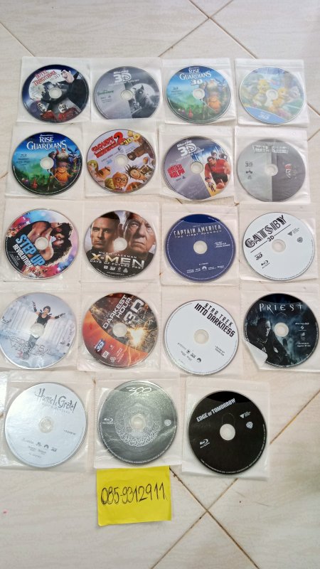 blu-ray (3Dเพียบ) รวมทั้งหมด38แผ่น(หนังดัง)