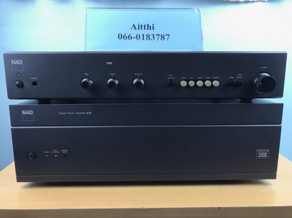 ปรี NAD 1000 + เพาเวอร์แอมป์ NAD216