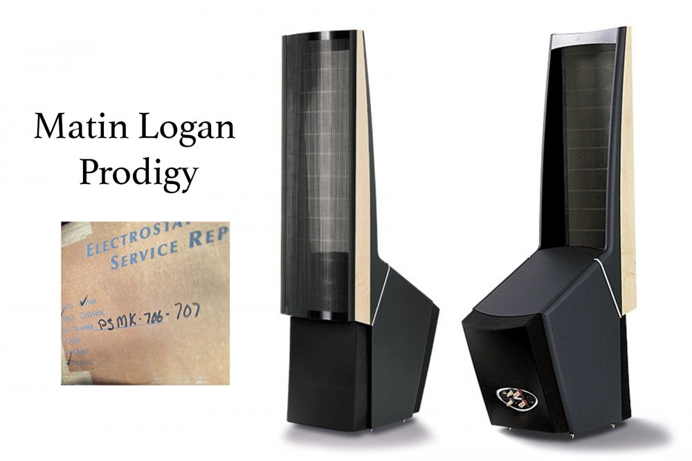 ขายแผงแผ่นอิเล็กโตรสแตติกสำหรับลำโพง Martin Logan Panel Pair ของใหม่