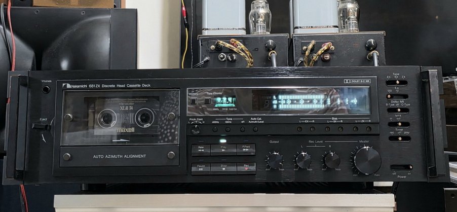ขายเครื่องเล่นเทป NAKAMICHI 681ZX เสียงดี สวยพร้อมใช้ Made in Japan