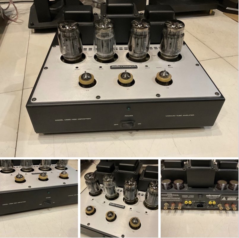 ขายเพาเวอร์แอมป์หลอดไฮเอนด์เสียงดี Audio Research VS55 สภาพสวยเข้าใหม่