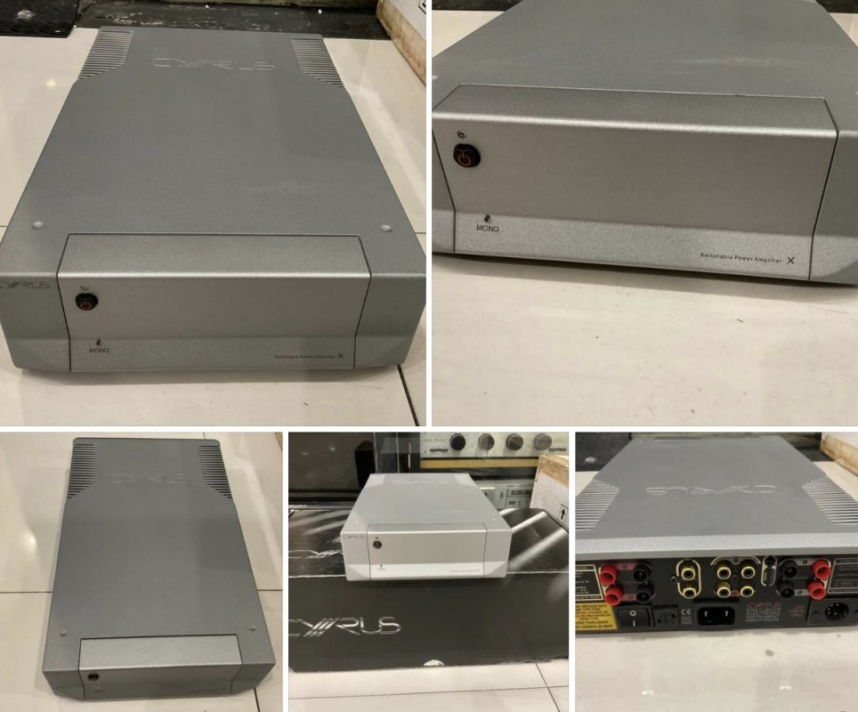 ขายเพาเวอร์แอมป์ไฮเอนด์เสียงดีมาก Cyrus XPower กล่องครบ สภาพสวยเข้าใหม่