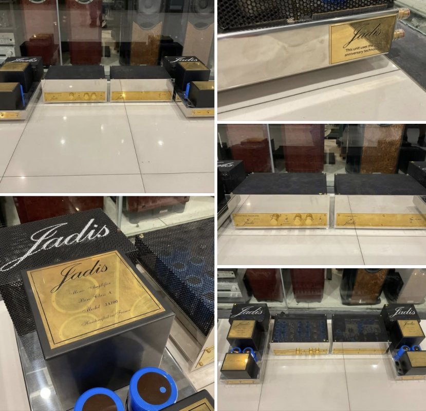 ขายคู่เพาเวอร์แอมป์หลอดโมโน+ปรีแอมป์ Jadis JA100 +JPS2S สภาพสวยเข้าใหม่