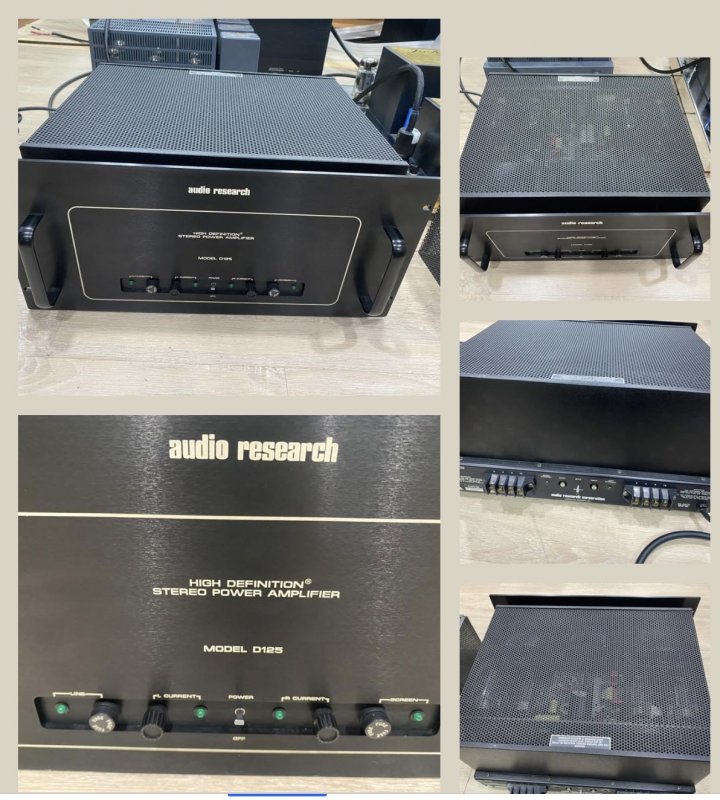 ขายเพาเวอร์แอมป์หลอดไฮเอนด์ Audio Research D125 สภาพสวยเข้าใหม่