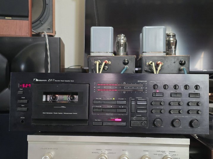 ขายเครื่องเล่นเทป NAKAMICHI ZX-7 รุ่นใหญ่ 3หัวเทป เสียงดีมาก หายาก สวยพร้อมใช้ Made in Japan