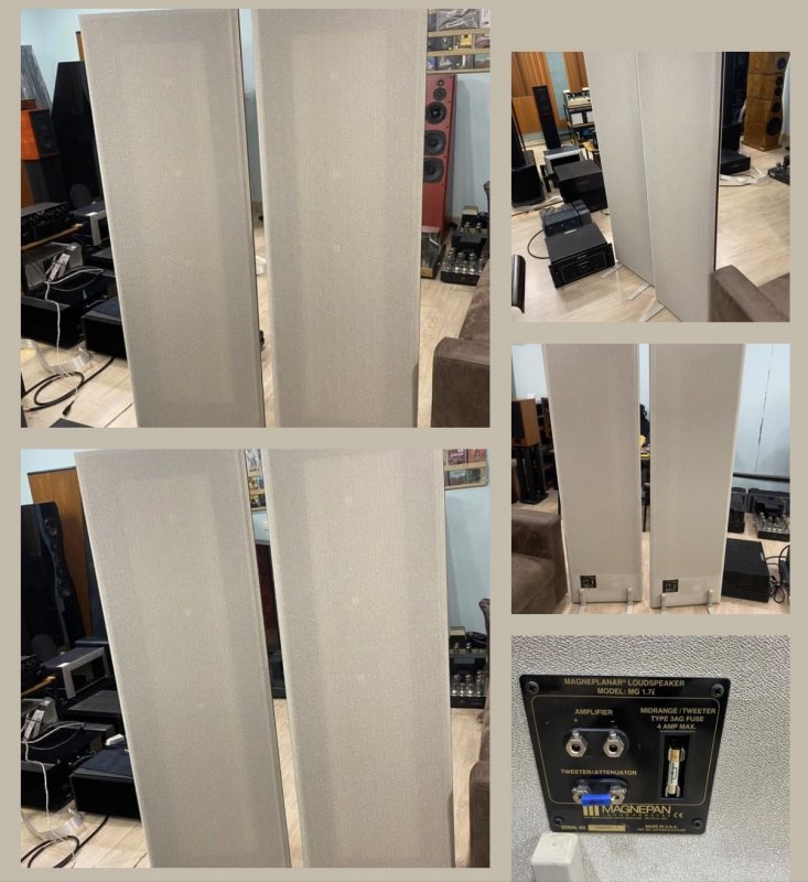 ขายลำโพงตั้งพื้นไฮเอนด์เสียงดีมาก MAGNEPAN MG 1.7i กล่องครบเข้าใหม่