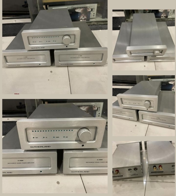 ขายคู่เซ็ตแมชชิ่งเสียงดีมาก Sutherland A-2000, ปรีแอมป์ C-2000 สภาพสวยเข้าใหม่