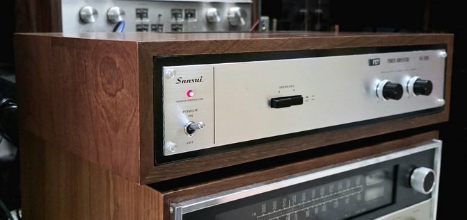 ขาย Power Amp SANSUI BA-1000 สวย เสียงดี พร้อใช้งาน Made in Japan