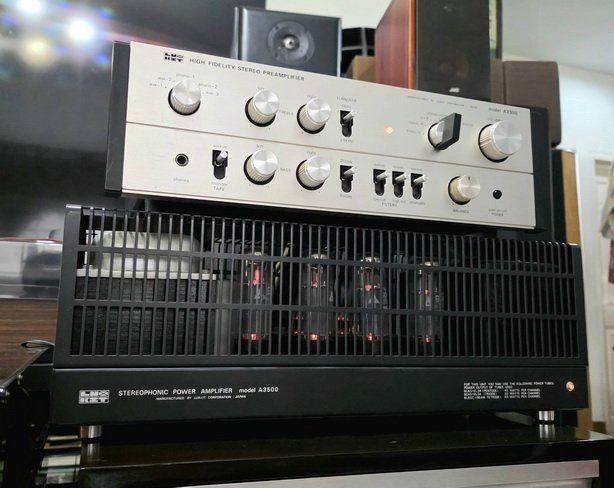 ขาย ปรี-เพาเวอร์แอมป์หลอด Luxman(Luxkit) A3300 & A3500 สภาพสวย เสียงดีมาก Made in Japan